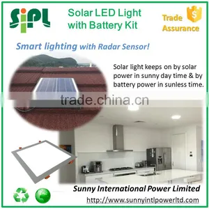 New Solar Home Lighting Modern Led Light Interior Flat Square Led Panel Light thumbnail-1