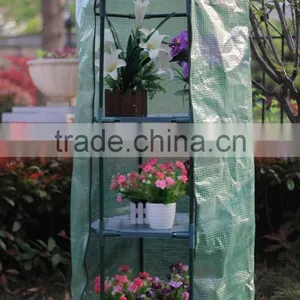 PE Cover 3 Tier Hexagonal Mini Greenhouse thumbnail-1