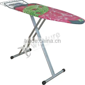 Mesh Folding Ironing Board With Cloth Rack thumbnail-1