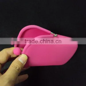 New Design Fashion Wholsale Colorful Silicone Coin Wallets Purses thumbnail-1