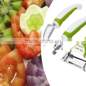 Vegetable Fruit Schneiden Hobeln Garnieren 3 in 1 Triple Slicer thumbnail-4