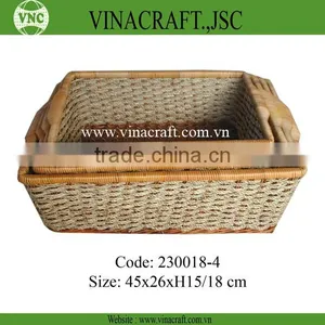 Wicker Laundry Basket thumbnail-1