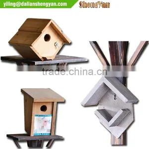 Rustic Freestanding Wooden Bird Cage Outdoor thumbnail-4
