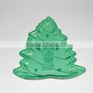 Christmas Tree Shaped Plastic PS Serving Tray thumbnail-1