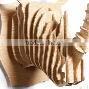 Modern Overmantel Decoration Rhino Head Wall Decor thumbnail-3