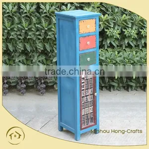 Tall Thin Storage Wood Cabinet thumbnail-3