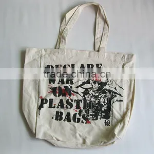 Cotton Handbag With 2C Silk Printing thumbnail-1
