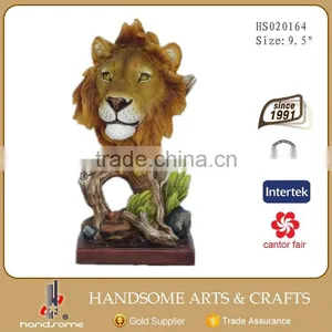 21 Inch Resin Holiday Gifts Home Decoration Lion Statue Animal Sculpture thumbnail-3