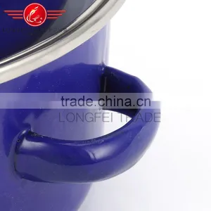 Bule Enamel Cookware/enamel Casserole Sets With Enamel Lid Wholesale thumbnail-5