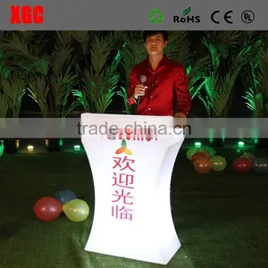 Modern Design PE Plastic Led Light Bar Table Plastic LED Bar Table/led Light Table thumbnail-2