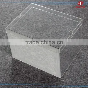 Custom Made Wholesale Lucite Plastic Clear Mini Showcase With Lid Transparent Acrylic Nike Shoe Box thumbnail-2