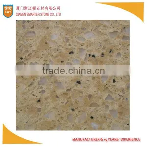 Artificial Yellow Quartz Stone Island Top for Kitchen thumbnail-1
