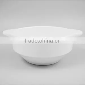High Quality Unbreakable Melamine Soup Tureen With Two Ears thumbnail-1