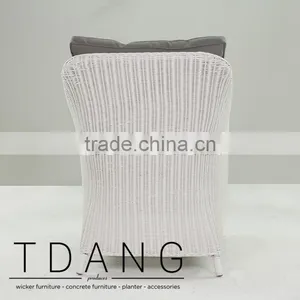 Flourish Wicker Lounge Chair - Conversation Wicker Sofa Set thumbnail-2