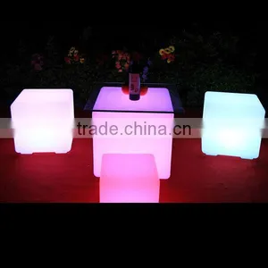 Modern Led Cube Table With 16 Colors Changing Led Light thumbnail-5