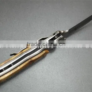 Special Gift for Men 400C Damascus Folding Knife thumbnail-5