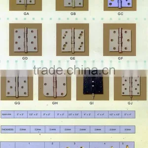 Extruded Solid Brass Hinges thumbnail-1
