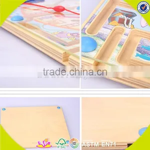 Wholesale Popular Kids Wooden Toy Maze Top Fashion Children Wooden Toy Maze W11H013 thumbnail-4