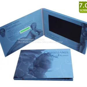 2017 Hot Product Customized Printing 4.3 Inch 7 Inch Lcd Video Brochure Lcd Video Greeting Card thumbnail-5