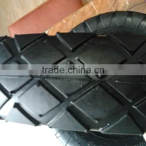 16inch Block Pattern Wheelbarrow Tyre 4.80/4.00-8 thumbnail-2