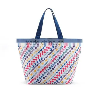 300D Polyester Dye Sublimation Full Color Printing Shopping Tote Bag,Waterproof Large Capacity Tote Bag thumbnail-2