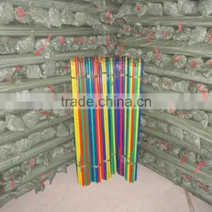 120*2.2cm PVC Coated Wood China Broom Stick thumbnail-1