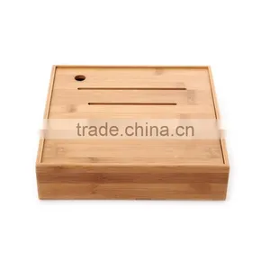 Aonong Customizable Bamboo Candy Box/ Dry Fruits/Nuts Storage Box With Lid thumbnail-2