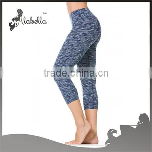 Women Leggings Dry Fit Space Dye Sports Yoga Leggings thumbnail-1