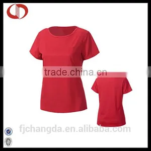 Cannda 100% Cotton Women Sport t Shirt Blank thumbnail-1