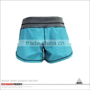 FASHION DESIGN WOMON MMA SHORTS WITH SUBLIMATION LOGO ON LEG OPENING thumbnail-2
