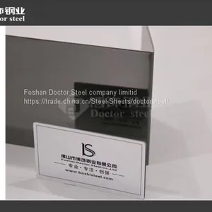 2017 Hot Selling Black Titanium Mirror Decorative Stainless Steel Sheet thumbnail-1