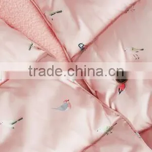2017New Design Winter Kid Fashion Print Padded Jacket Coat Girls Outwear Pinky thumbnail-5