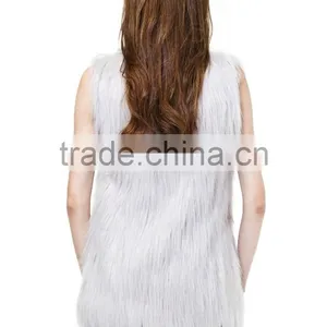 100% Faux Fur Gorgeous Soft Light Vest thumbnail-5