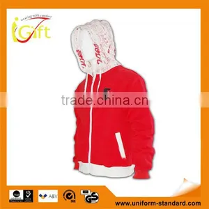 BSCI 2016 Design Sublimation Screenprint Embroidery Zipper Hoody Brand Name Mens Hoodies Jackets thumbnail-1