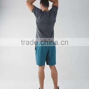Wholesale Cheap Men Running Short Pants Fitness Blank Short Pants thumbnail-2