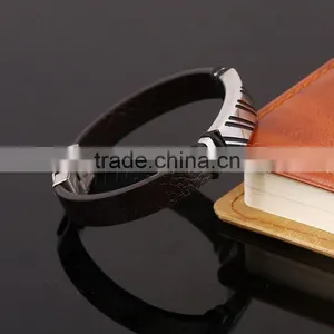 Jewelry Leather Bracelet Mens Leather Bracelet Leather Bracelet Cowhide Bracelet thumbnail-3
