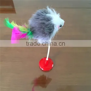 Plastic Wand Pet Teaser Mouse Animal At Random thumbnail-3