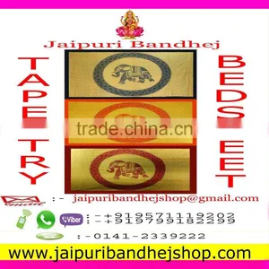 Rajasthani Block Print Mandala Tapestry For Home thumbnail-1