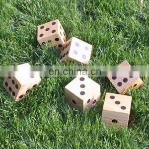Wholesale Factory Price Outside Wooden Giant Dice Yard Dice Game thumbnail-4