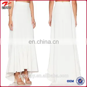 New Fashion White Long Women Skirts China thumbnail-1