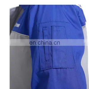Hot Selling Navy Blue Color Labor Uniform / Workwear Uniforms Industrial Uniform of 100% Cotton/CVC/TC thumbnail-2