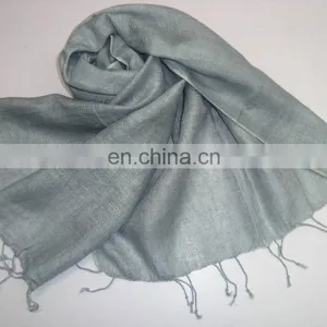 Linen Scarfs for Summers in Solid Colors thumbnail-3