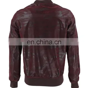 Men's PU Leather Jacket Fashion Leather Jacket for Man PU Leather Jacket Man thumbnail-2