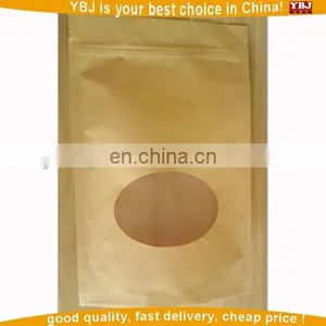 2016 Promotional Greaseproof Bread Packaging Brown Kraft Food Paper Bag thumbnail-1