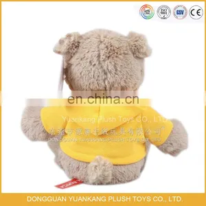 High Quality Stuffed Teddy Bear Soft Toys With Custom Logo Clothes/plush Teddy Bear in Hoodie thumbnail-6