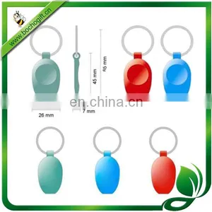 Printed Plastic Key Ring for Trolley Token thumbnail-1