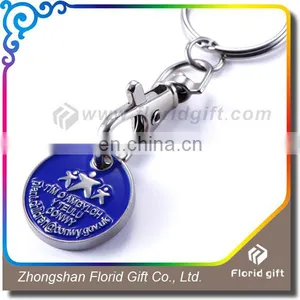 Hot Sale Shopping Cart Trolley Token Coin Holder Keychain thumbnail-2