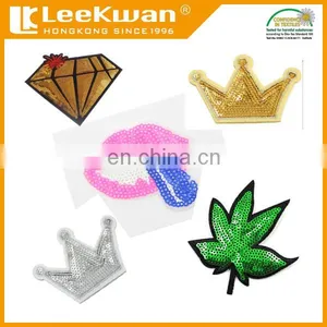 Letter Sequin Applique Patch /embroidery Applique Fabric Sew on / Iron-on Clothing Patch thumbnail-4
