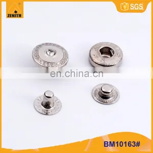 Fashion Rhinestone Metal Snap Button BM10163 thumbnail-1
