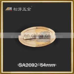 High-end Quality Handbag Metal Tags, Gold Plated Brand Handbag Metal Tags, Custom Brd Metal Bags thumbnail-3